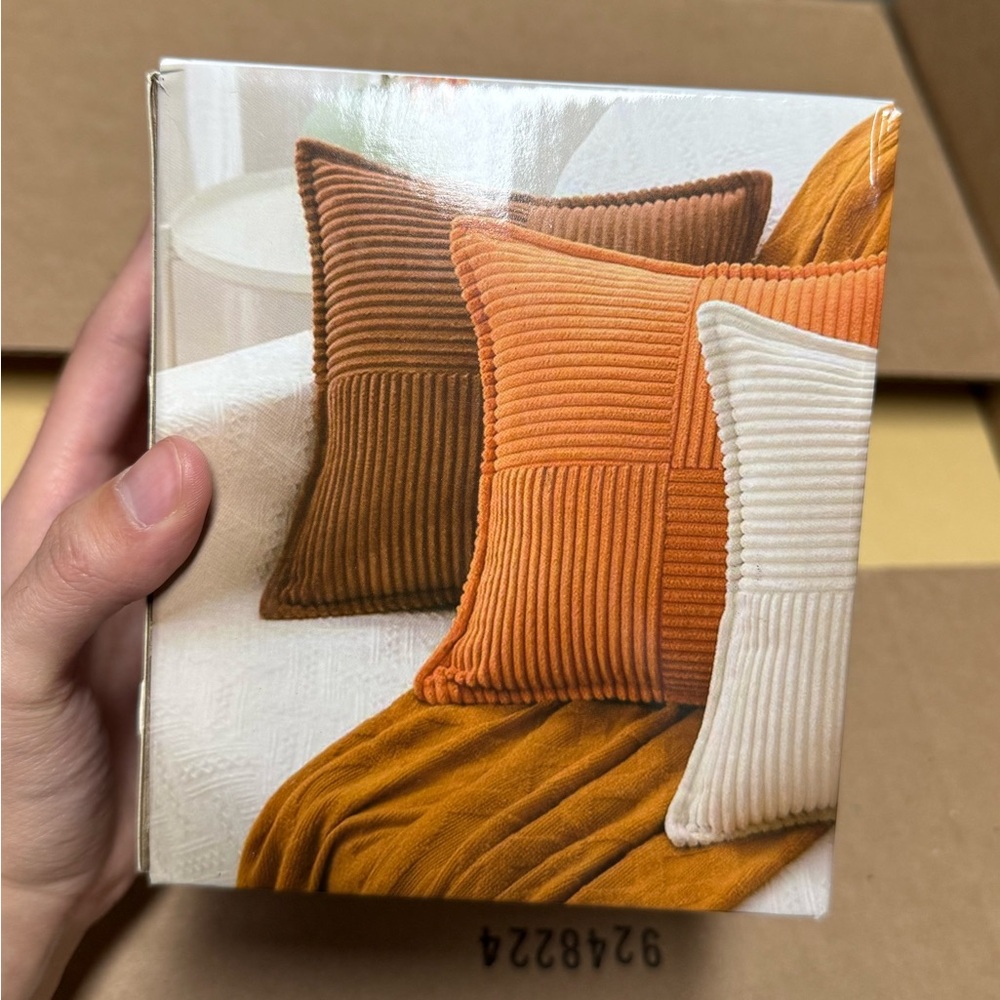 Throw pillow covers
